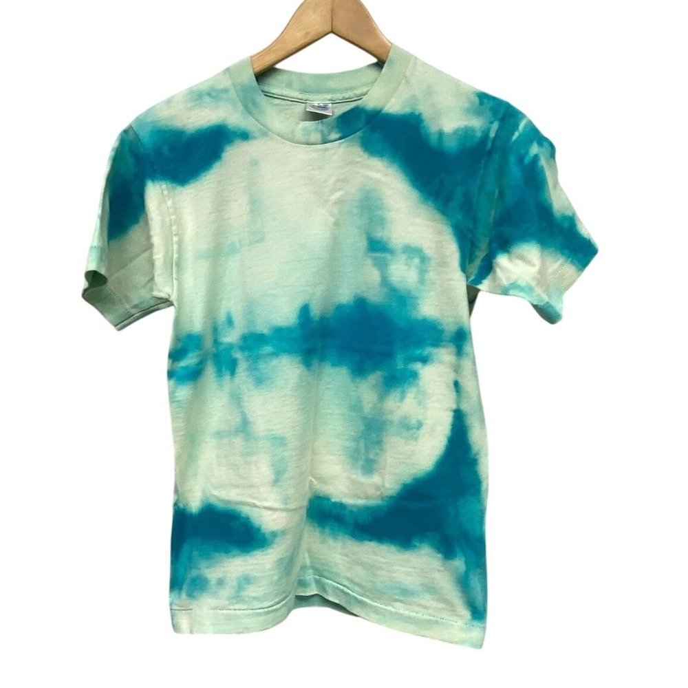 Vintage Tie Dye Classic Single Stitch‎ Basic Skater Surf T Shirt Small/Med Soft